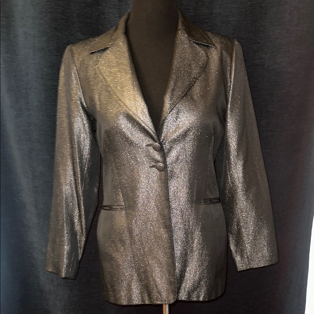 Metallic Blazer Jacket